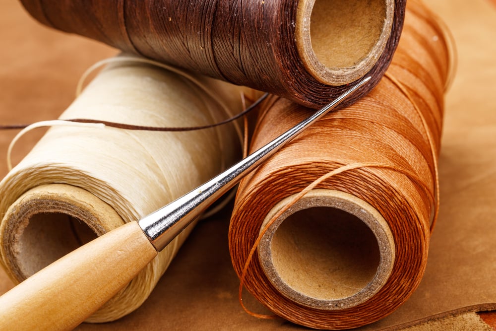 Thread for leather craft