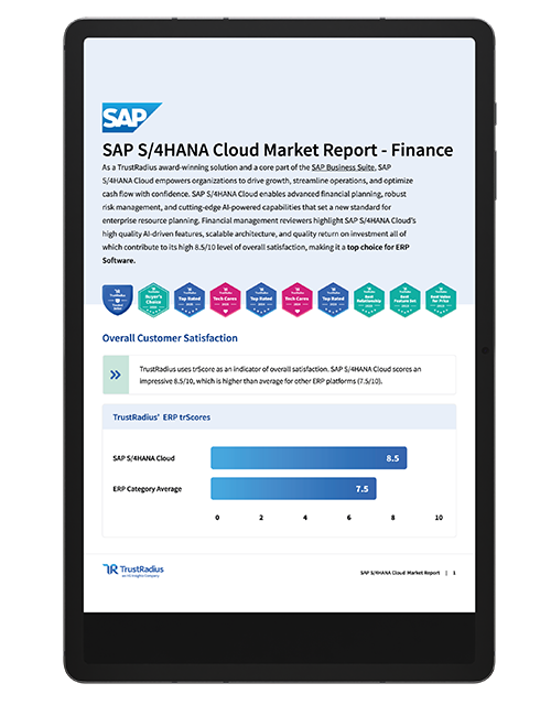 TrustRadius Report - SAP S/4HANA Cloud Market Report - Finance
